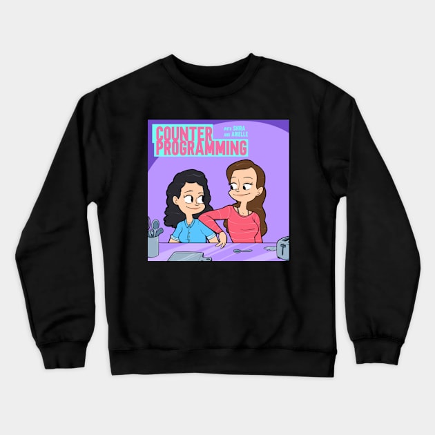 Counter Programming Crewneck Sweatshirt by EarBuds Podcast Collective